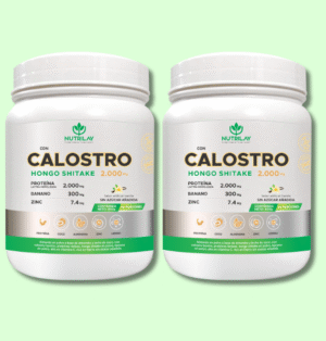2 CALOSTRO NUTRILAY COMBO x 2 unidades Calostro + Shiitake x 900gr